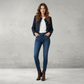 Dames Cropped Jas – Elegante Korte Jas met Knopen