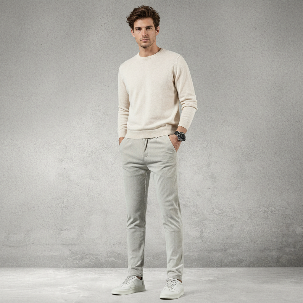 Wafelpatroon Herenbroek – Stijlvolle Corduroy voor Elk Seizoen